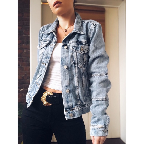 free people rumours denim jacket